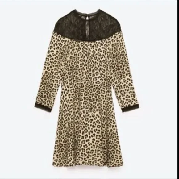 Zara leopard dress NWT - Picture 5 of 5